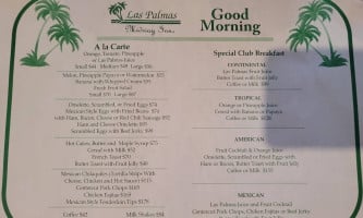 Las Palmas menu