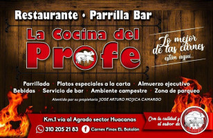 La Cocina Del Profe menu