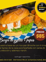 La Barrita De Ray menu