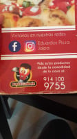 Eduardo's Pizza menu