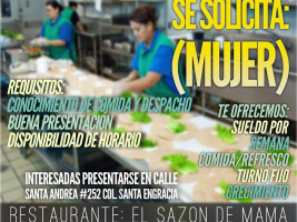 El Sazon De Mama menu