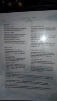 Coral Reef menu