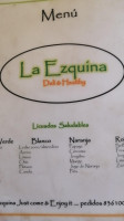 La Ezquina menu