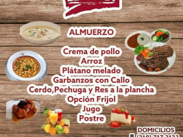 El Poira menu