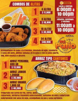 Del Patio Alitas Y Arroz menu