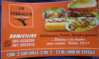 Comidas Rapida La Terracita menu