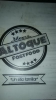 Al Toque Fastfood menu