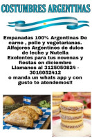 Costumbres Argentinas Colombia menu