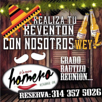 Restauran Mexicano A Lo Mero Homero De Acacias menu