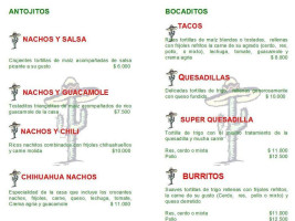 Chihuahua menu