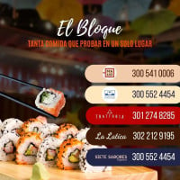 El Bloque menu