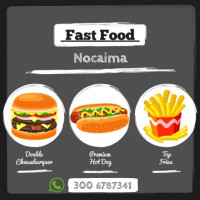 Fastfood Nocaima Comida Rápida menu