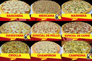 Felix Pizza menu