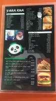 Yarakua menu