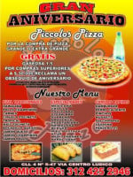 Pizzeria Picolos Pizza menu