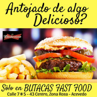 Butacas Fast Food menu