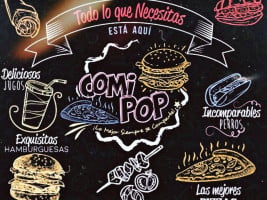 Comipop menu