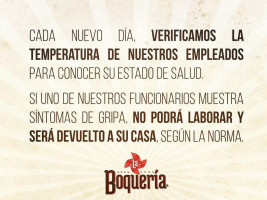 La Boqueria menu