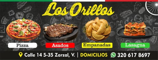 Los Orillos menu