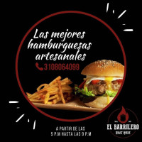 El Barrilero menu