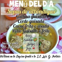 La Esquina Del Sabor menu