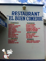 Elbuencomedor menu