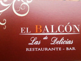 Restaurante Bar El Balcón De Las Delicias menu