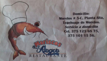 El Alegre menu