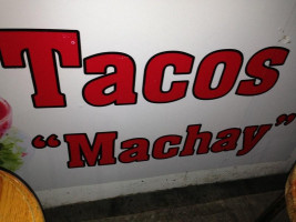 Tacos Machay menu