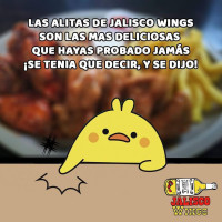 Jalisco Wings menu