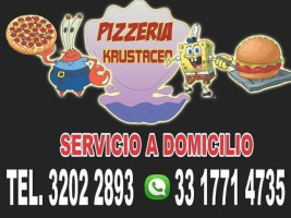 Pizzería Krustaceo menu