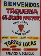 Taquería El Buen Pastor menu