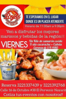 Rojos Mariscos Aves Y Carnes menu