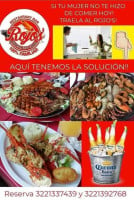 Rojos Mariscos Aves Y Carnes menu