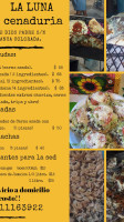 Cenaduría La Luna Carta