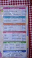 Cenaduria Fela menu