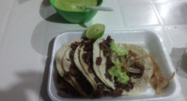 Tacos El Profe food