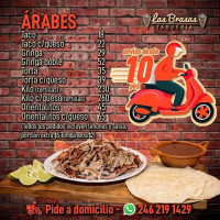 Taquería La Brasa menu