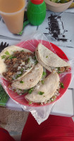 Tacos De Cabeza De Res Hermanos Marquez food