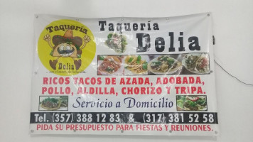 Taqueria Delia menu