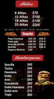 Las Meras Meras menu