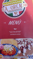 El Ahorcado menu