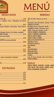 Y Villas Del Sol Jalpan menu