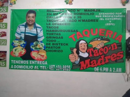 Taco`n Madres Del Cotorro menu