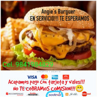 Angie's Burguer menu