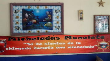 Mariscos Manolete menu