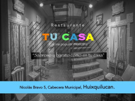 Tu Casa menu