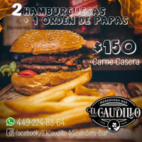 El Caudillo Merendero menu