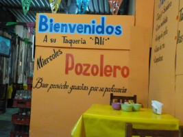 Taqueria Ali menu