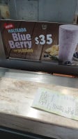 Burger King menu